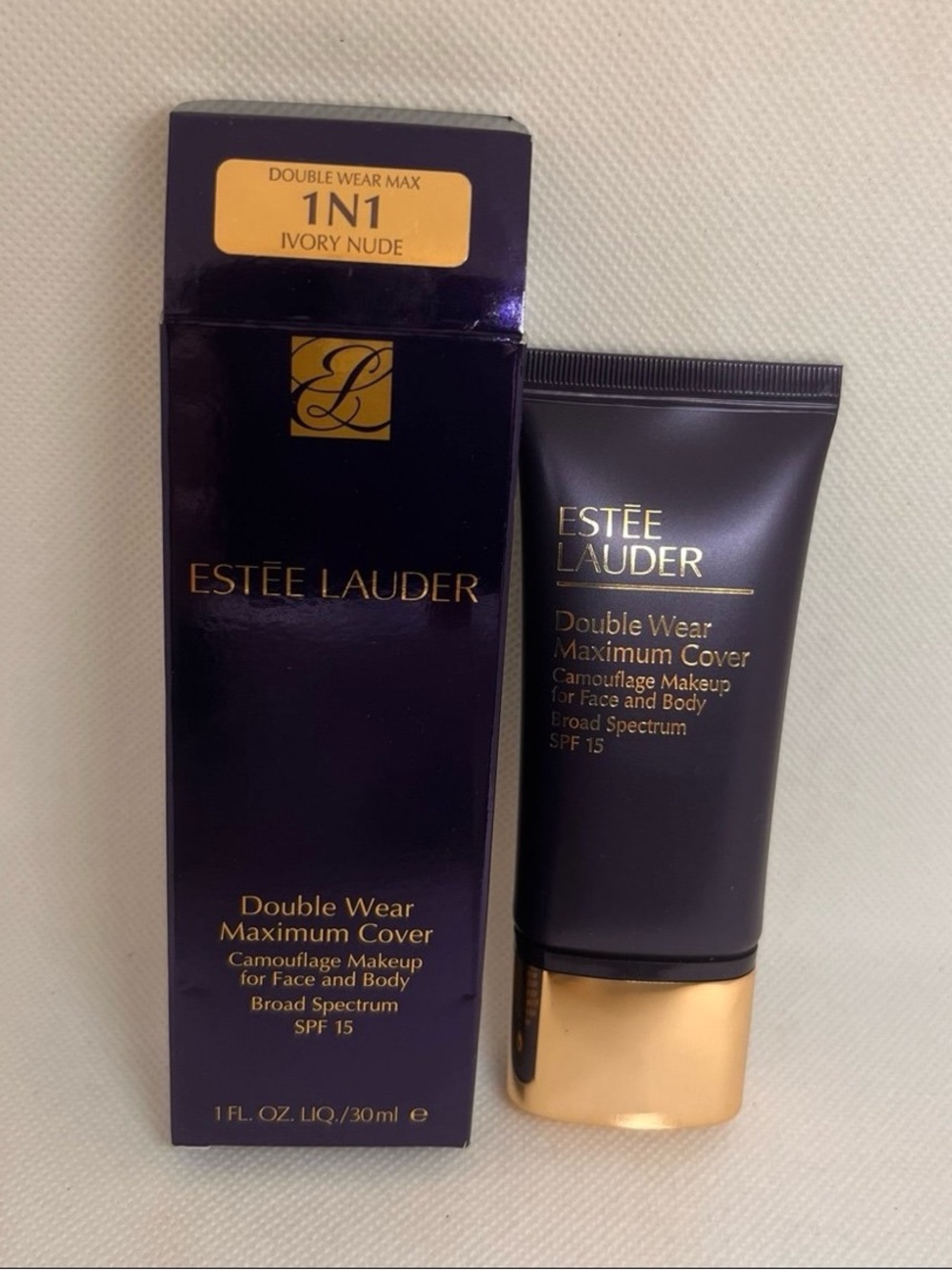 New Estée Lauder 1N1-ivory nude Foundation Double Wear Maximum Cover
